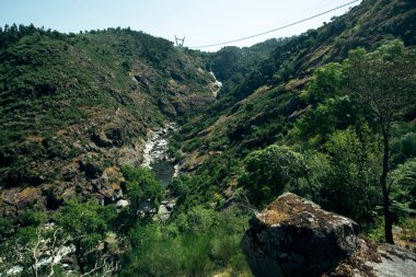 Portekiz 'in Arouca belediyesinde manzara.