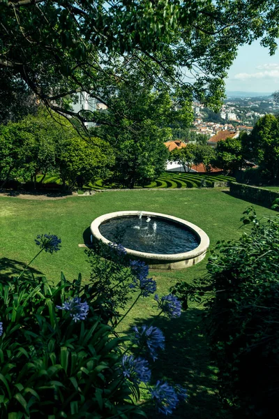 Vista Del Parque Público Sao Roque Oporto Portugal — Foto de Stock