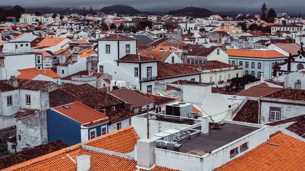 Vista Superior Ponta Delgada Ilha São Miguel Açores — Fotografia de Stock