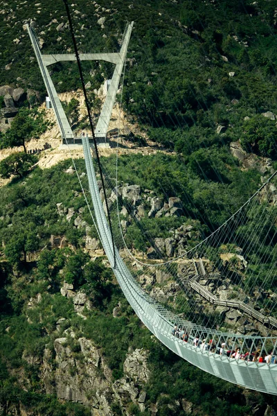 Arouca Portugal Juin 2021 Pont Arouca 516 Long Pont Suspendu — Photo