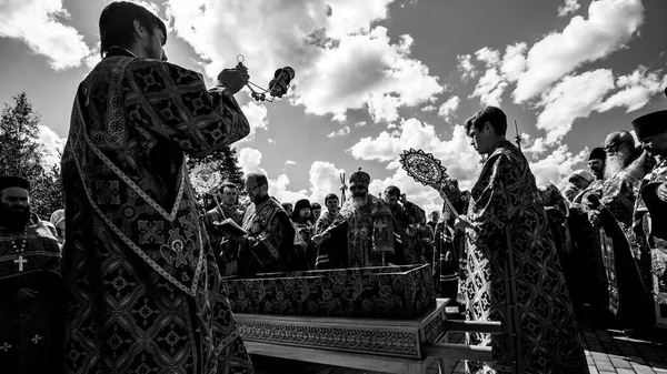 Lake Dymsky Russia July 2014 Celebrations Commemorating Rev Anthony Dymsky — Stock Photo, Image