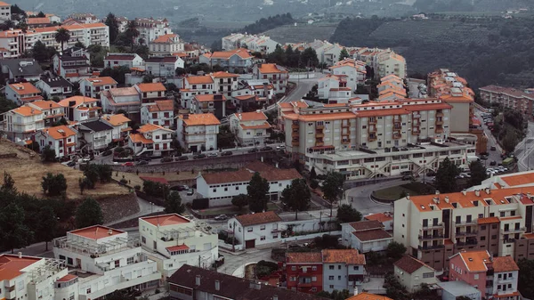 葡萄牙北部拉梅戈市街道的俯瞰 — 图库照片