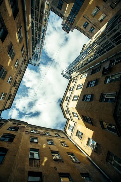 Vue Des Bâtiments Typiques Vieux Centre Saint Pétersbourg Russie — Photo