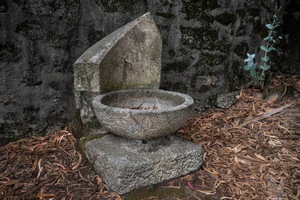 Antike Trinkbrunnen Öffentlichen Park Von Sao Roque Porto Portugal — Stockfoto