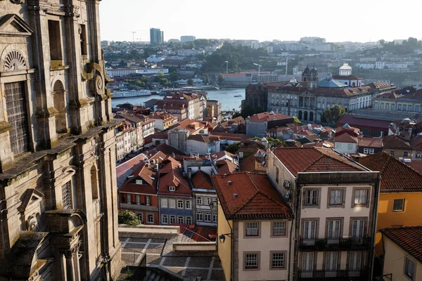 Blick Von Oben Auf Das Historische Zentrum Der Stadt Porto — Stockfoto