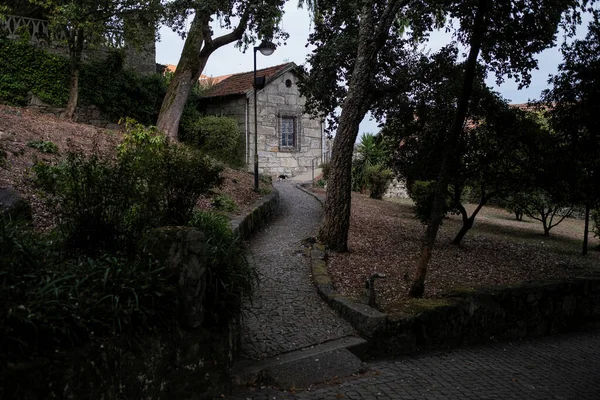 葡萄牙波尔图圣罗克公园内的小径景观 — 图库照片