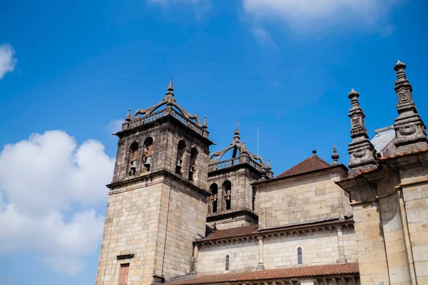 Utsikt Över Katedralen Braga Braga Romersk Katolsk Kyrka Norra Staden — Stockfoto