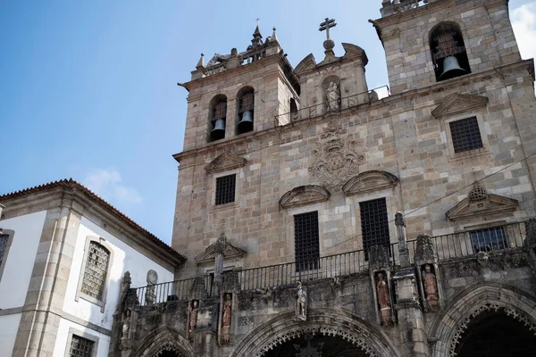 Vista Catedral Braga Cidade Braga Norte Portugal — Fotografia de Stock