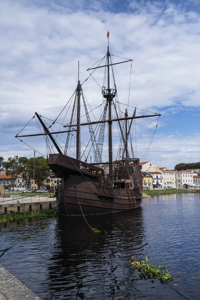 Navio Português Século Xvi Vila Conde Portugal — Fotografia de Stock