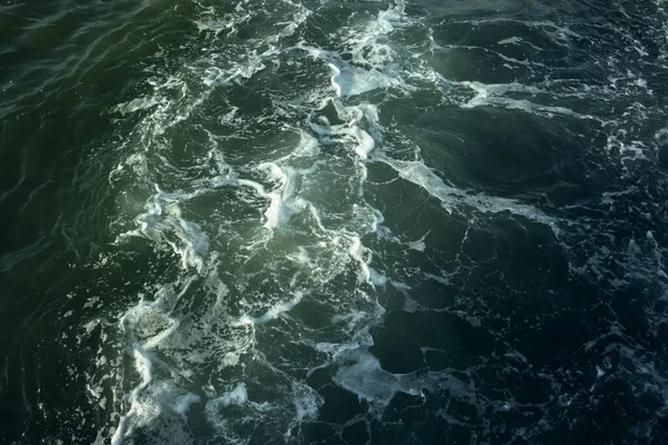 Tekstura Powierzchni Błękitnej Wody Morskiej — Zdjęcie stockowe