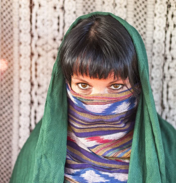 Dziewczyna z hidżab — Zdjęcie stockowe