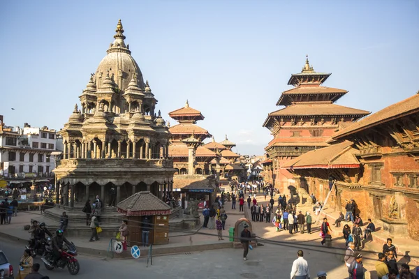 Vista di patan durbar square — Stockfoto