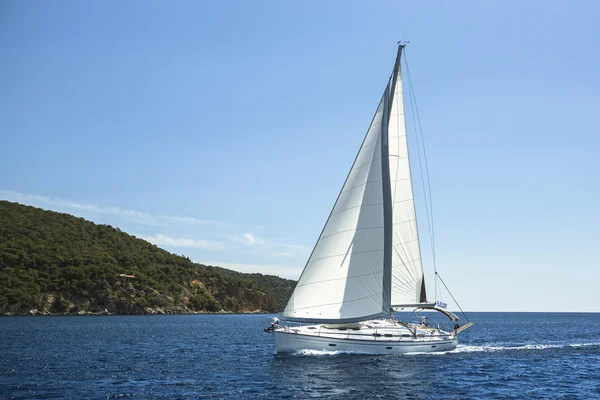 Navegando no Mar Egeu . — Fotografia de Stock