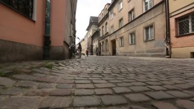 Eski şehirde (hareket kamera) parke Hd