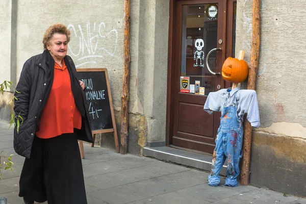 Halloween in Krakau. — Stockfoto