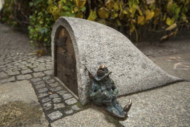 Küçük figürler cüce Wroclaw