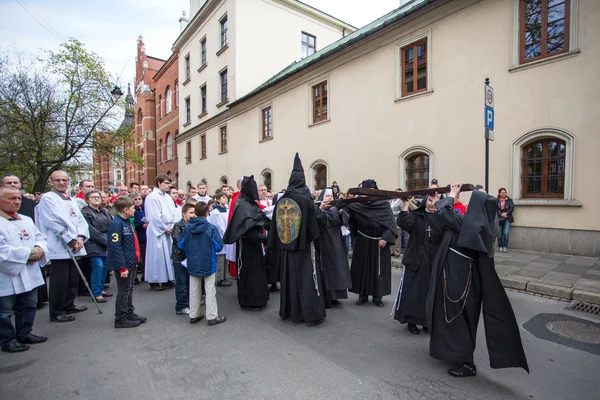 Křížová cesta v Krakově. — Stock fotografie