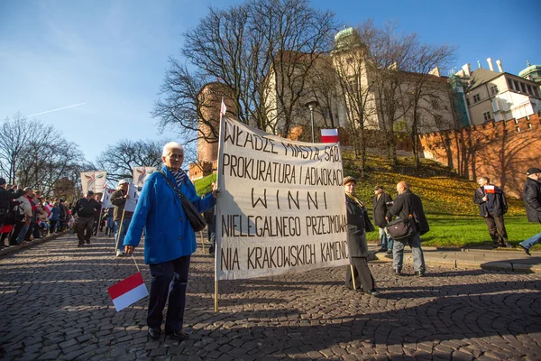 Nationale dag van de onafhankelijkheid in Polen — Stockfoto