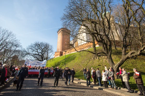 Fête nationale de l'indépendance en Pologne — Photo