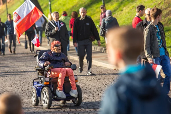 Vieren de dag van de onafhankelijkheid van de nationale — Stockfoto