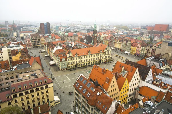 Top view of Wroclaw — Stock Photo, Image