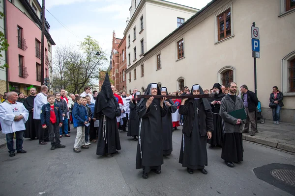 Weg der Cross-Teilnehmer — Stockfoto