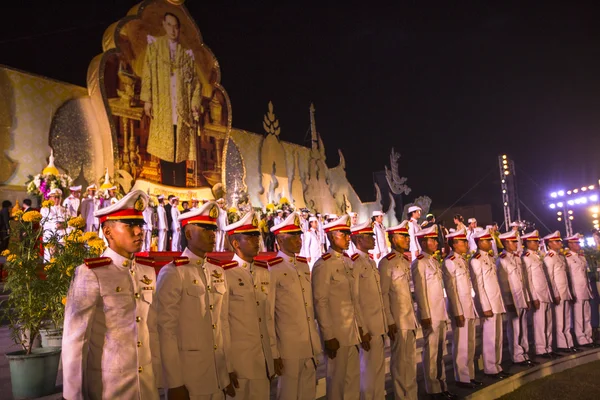 Niet-geïdentificeerde deelnemers in de viering in Bangkok — Stockfoto