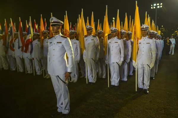 Unidentified participants in celebration in Bangkok — Stock Photo, Image