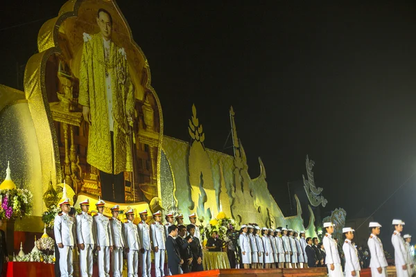 Αγνώστων στοιχείων συμμετέχοντες στη γιορτή στην Μπανγκόκ — Φωτογραφία Αρχείου