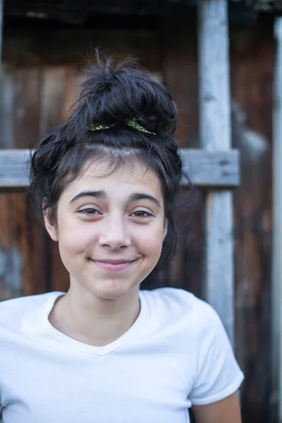 Menina adolescente positivo — Fotografia de Stock