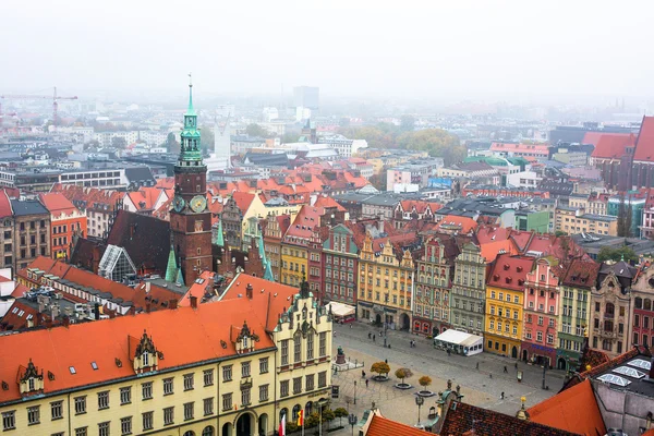 Top view of Wroclaw — Stock Photo, Image