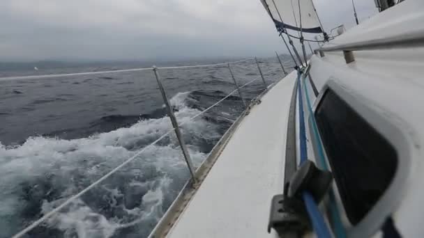 Navegación en barco — Vídeo de stock