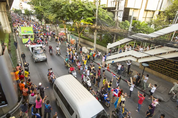 Atasco de tráfico de motocicletas — Foto de Stock