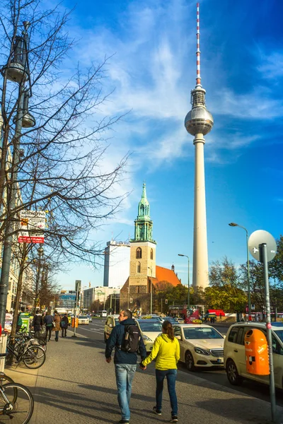 Torre de televisión de Berlín — Foto de Stock