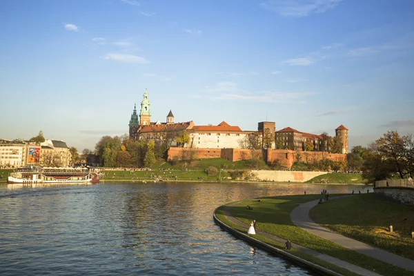 Uitzicht op de rivier de Vistula — Stockfoto