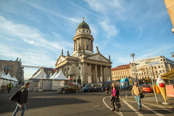 Widok na francuską katedrę — Zdjęcie stockowe