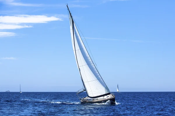 Segelschiff-Yachten — Stockfoto