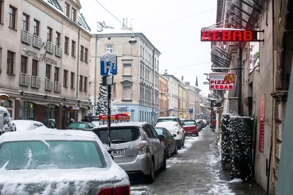 Kazimierz caddeleri — Stok fotoğraf