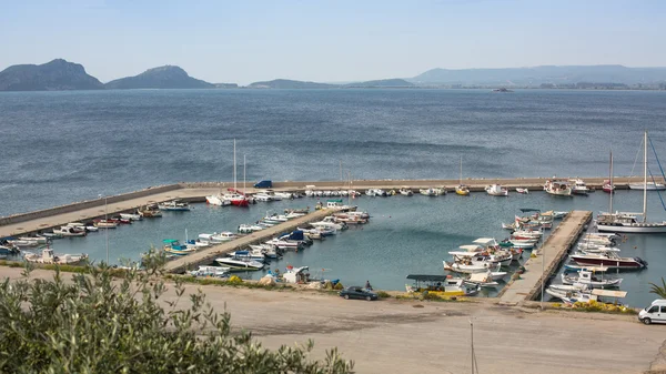 Вид на острів Пілос. — стокове фото