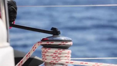 Deniz lüks teknede.