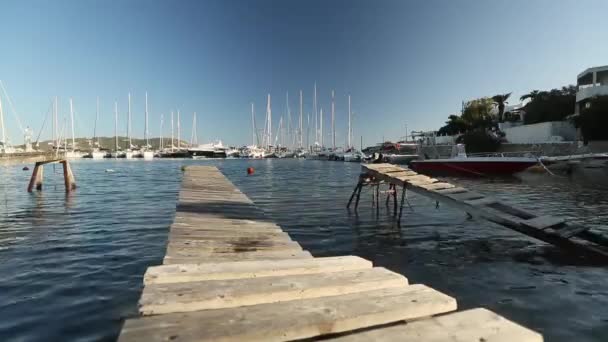 Islas en el Egeo y el mar . — Vídeo de stock