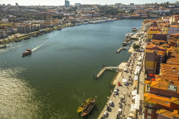 Vista superior do rio Douro — Fotografia de Stock