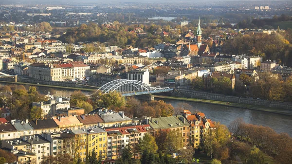 Flygfoto över floden — Stockfoto