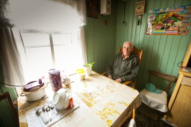 Leningrad bölgesindeki Fin-Ugor insanlar