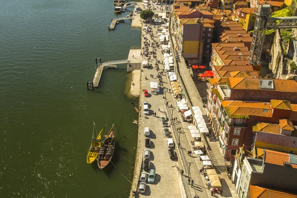 Vedere de sus a râului Douro — Fotografie, imagine de stoc