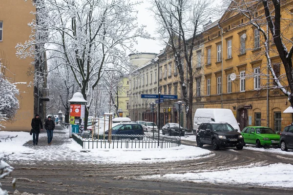 Uma das ruas de Kazimierz — Fotografia de Stock