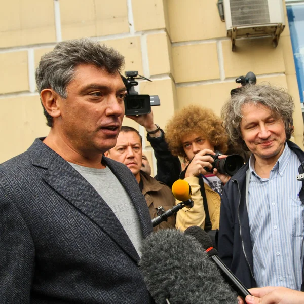 Boris Nemtsov – lider opozycji rosyjskiej — Zdjęcie stockowe