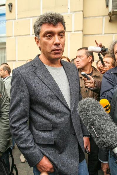 Boris Nemtsov - επικεφαλής της Ρωσικής αντιπολίτευσης — Φωτογραφία Αρχείου