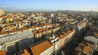 Bir Porto merkezinin görünümü