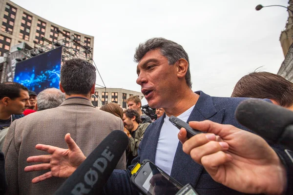 Boris Nemtsov - russian statesman — Stock Photo, Image